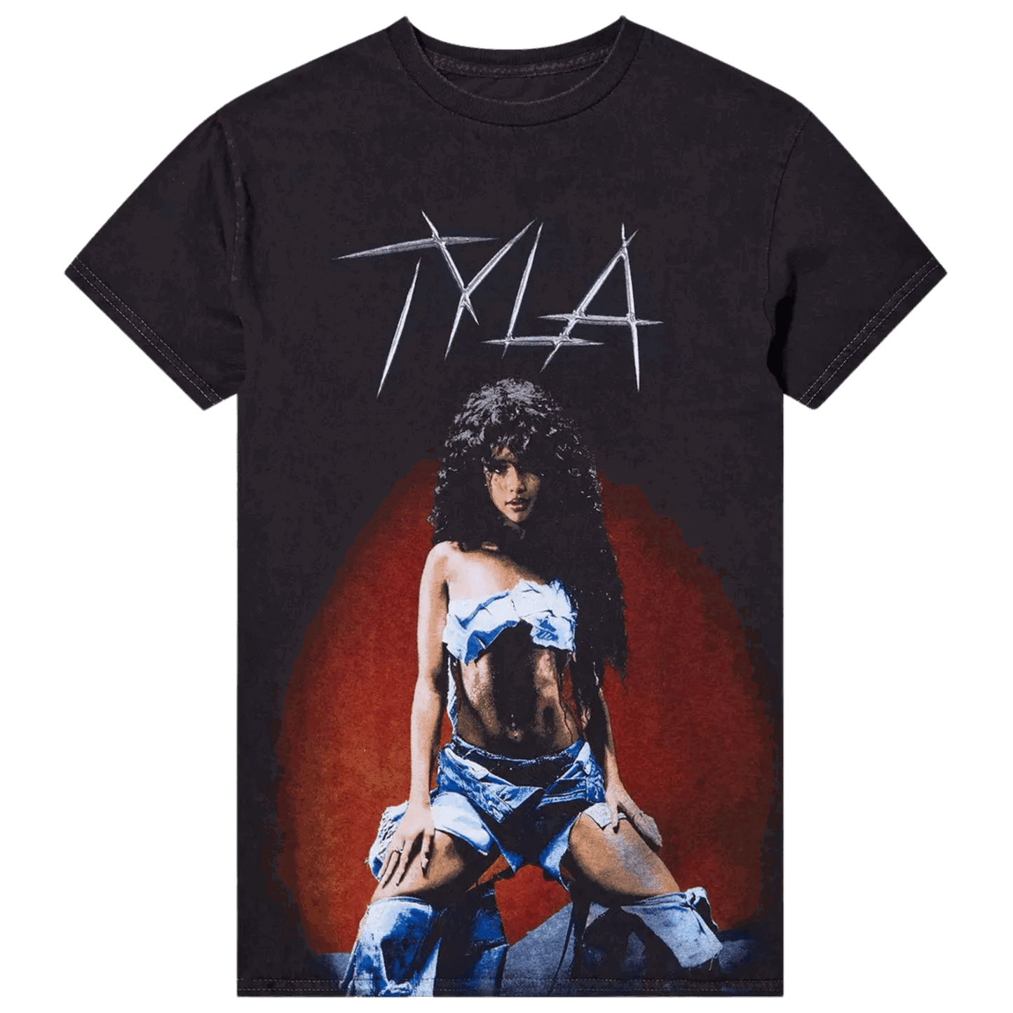 TYLA DENIM OUTFIT PORTRAIT JUNIORS T-SHIRT