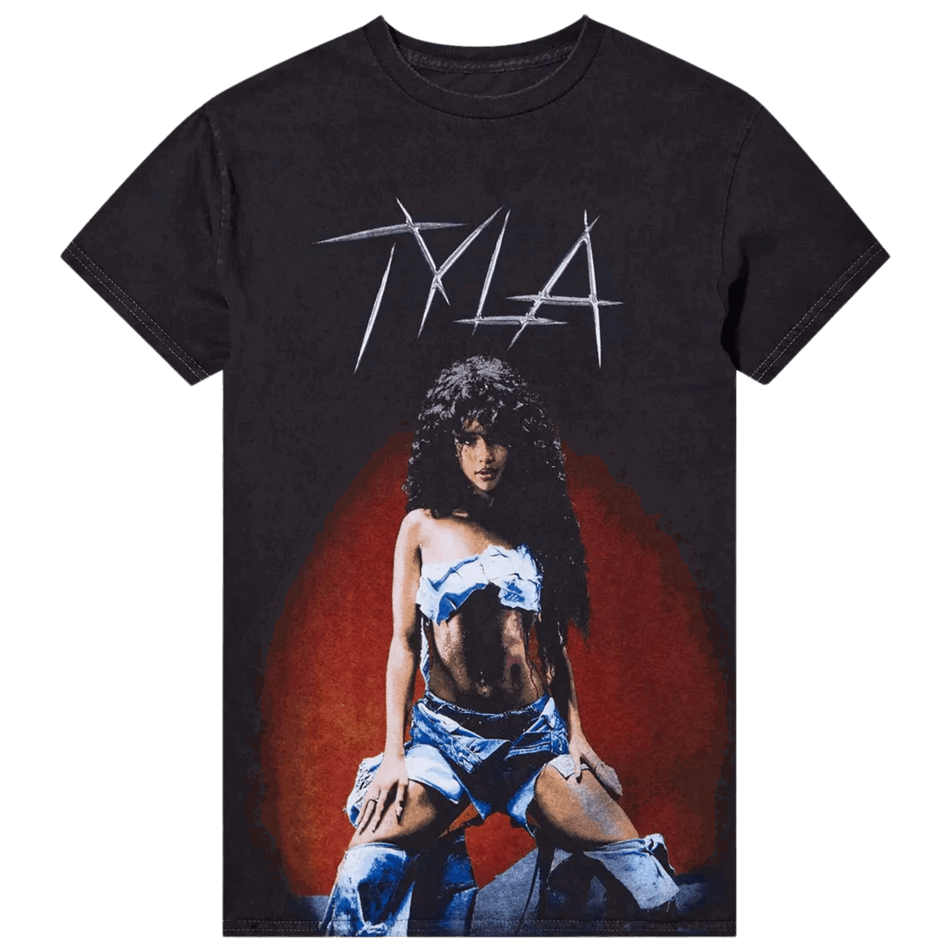TYLA DENIM OUTFIT PORTRAIT JUNIORS T-SHIRT
