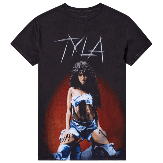 TYLA DENIM OUTFIT PORTRAIT JUNIORS T-SHIRT